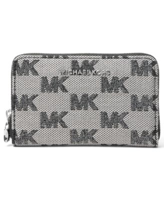 MICHAEL Michael Kors серебристый компактный кошелек-картомолка