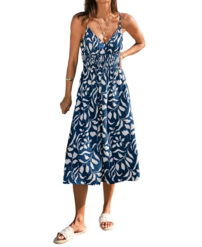Женское пляжное платье Cupshe Sandy Getaway Tropical Midi