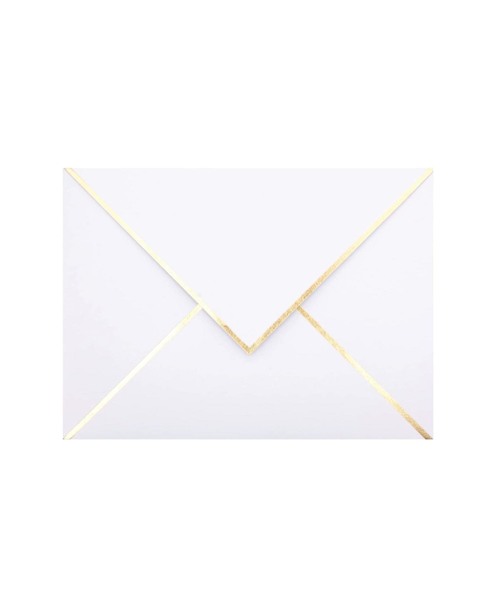 GNUADZ A2 Envelopes V Flap Foil Border Mailing Wedding Invitations