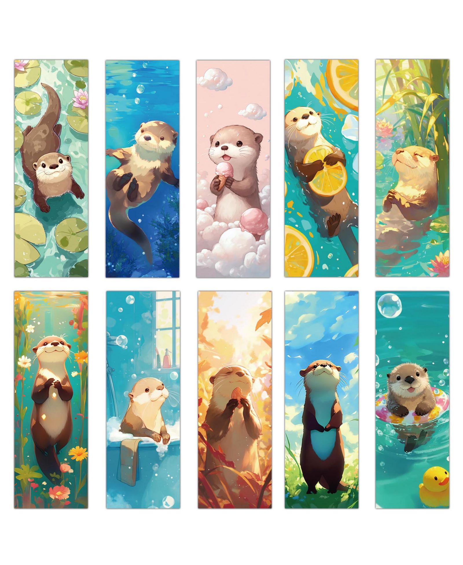 закладки GNUADZ Sea Otter animal page markers
