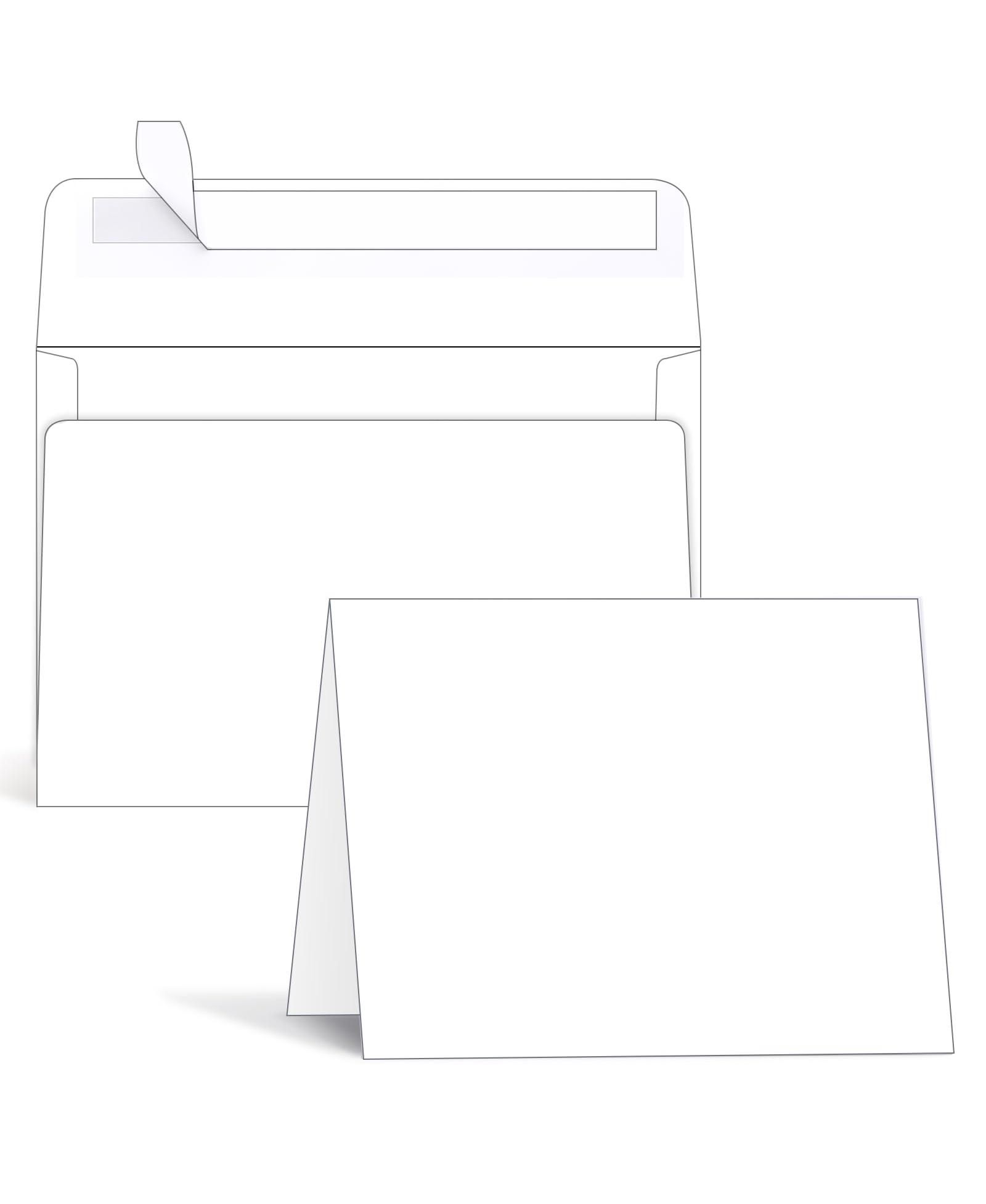 GNUADZ Blank Cards Envelopes DIY Invitations Greeting