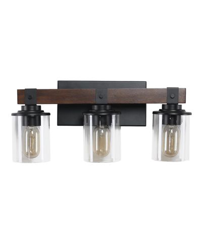 Настенное бра BUSDAYS 19 Inch 3 Light для ванной комнаты, индустриальный стиль