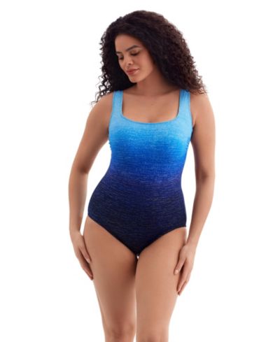 Женский слитный купальник Longitude Tribal Nights Double X-Back Tank Long Torso