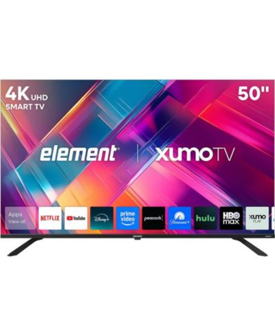 Smart TV Element 50" Revolution Series 4K UHD LED HDR Streaming HDMI USB - E550AE50CG