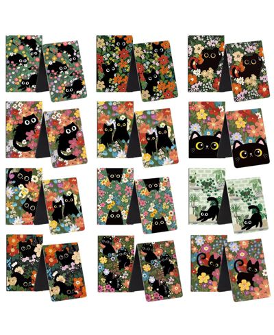 GNUADZ Cat Magnetic Bookmarks Teacher Gift