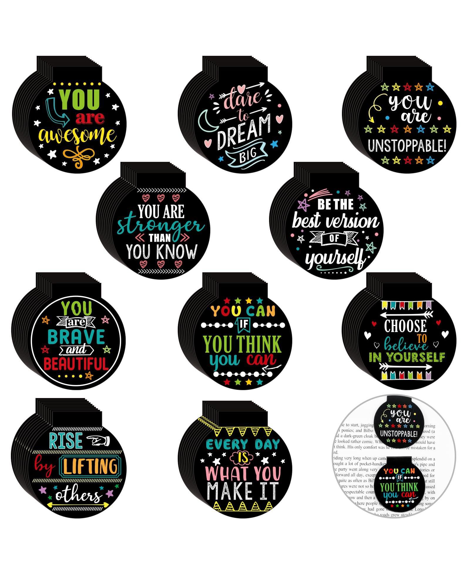 GNUADZ Magnetic Bookmarks Inspirational Reading Gifts
