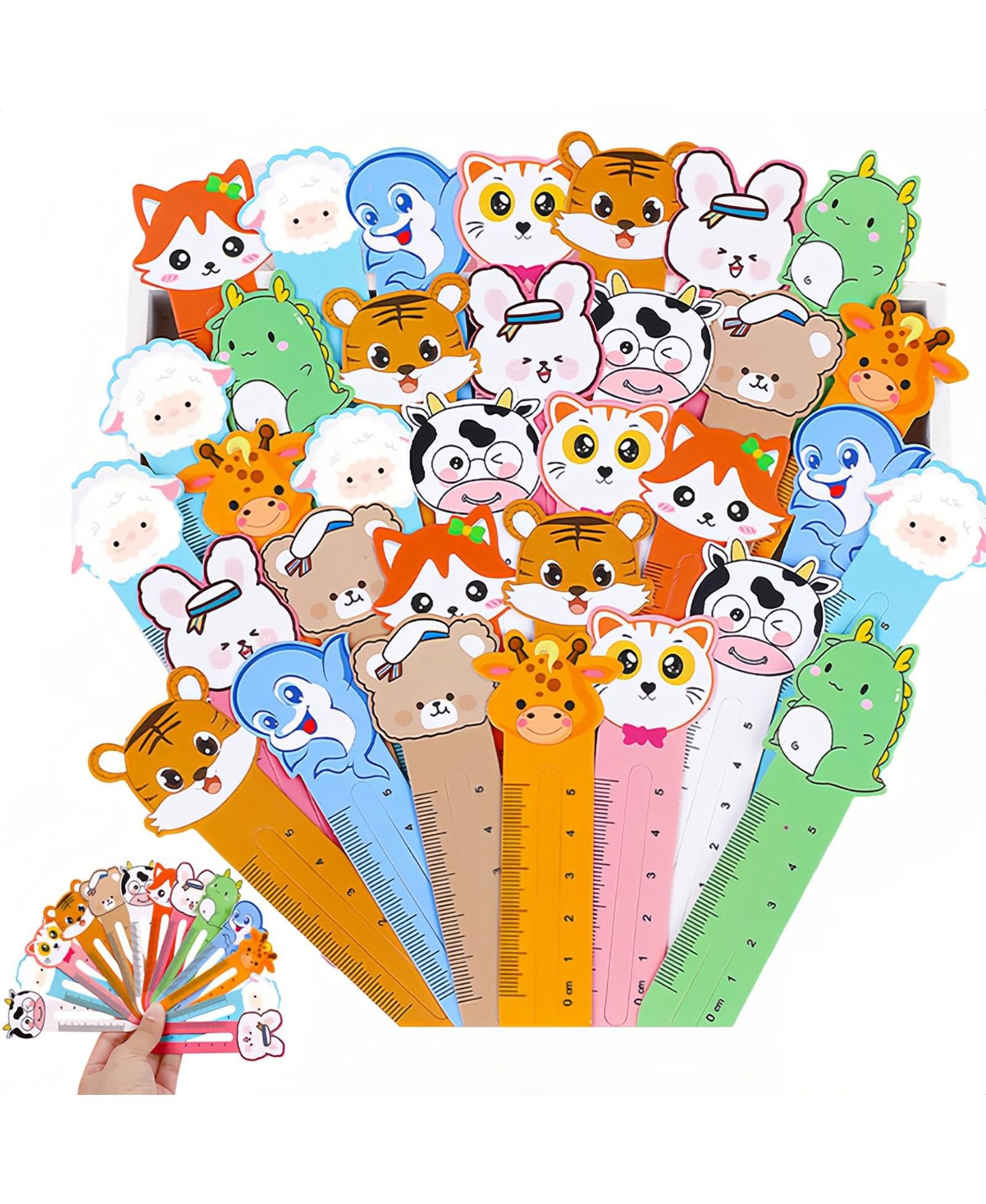 GNUADZ Cute Animal Bookmarks Reading Ruler Page Markers Gift