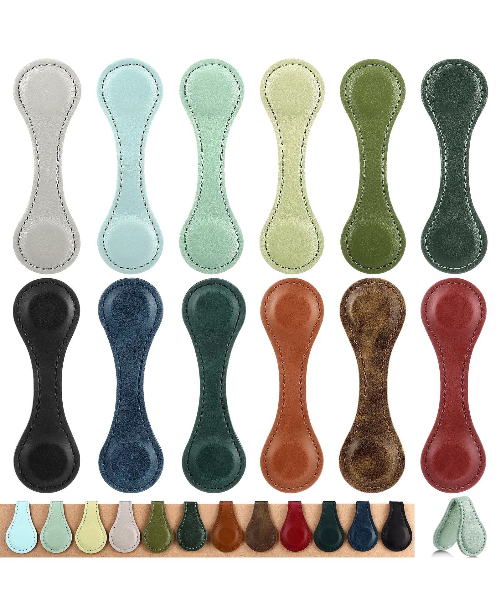 GNUADZ Magnetic Leather Bookmark Retro Clip Reading Gift