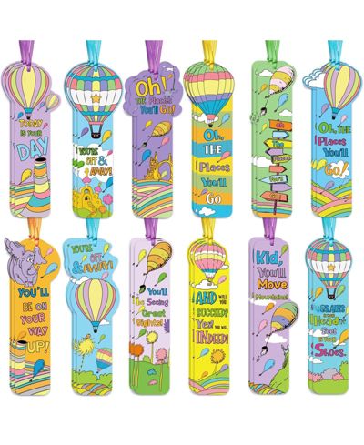 Закладки GNUADZ Oh the Places You'll Go, подарок на выпускной