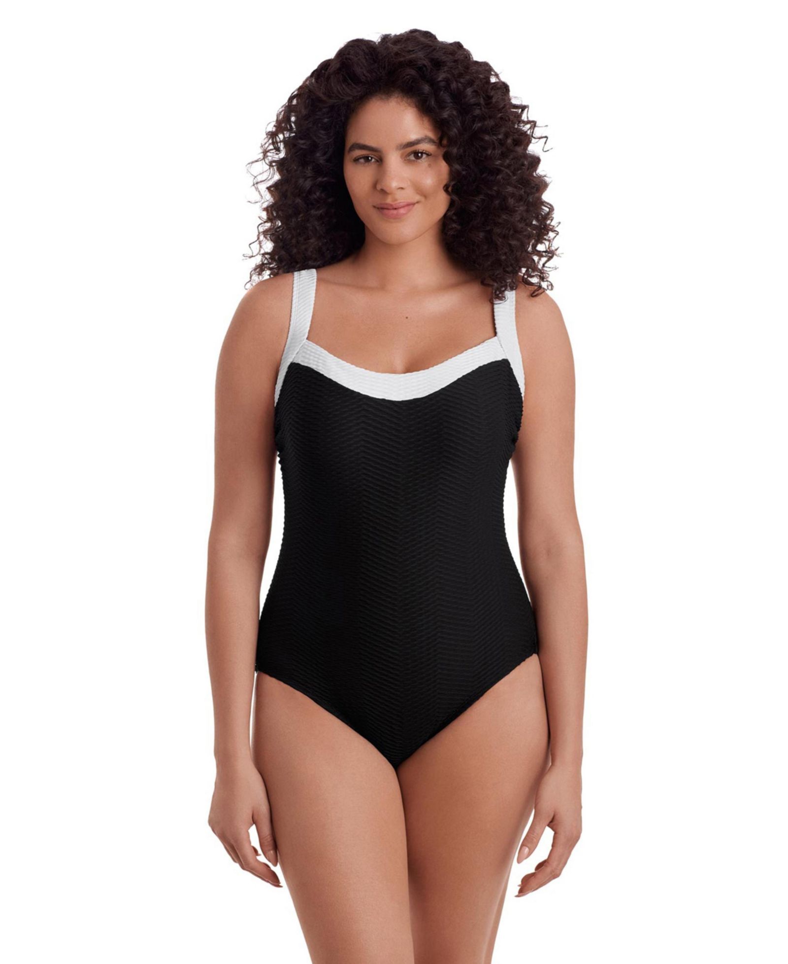 Женский слитный купальник Longitude Texture Luxe Sweetheart Inset Tank Long Torso One-Piece