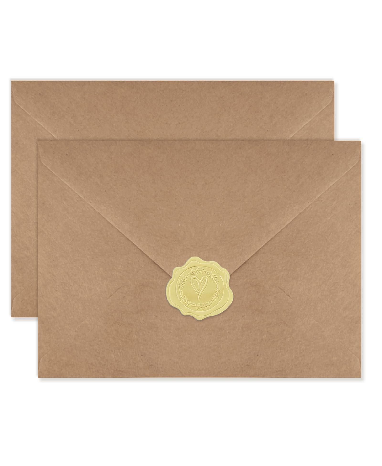GNUADZ Invitation Envelopes V-Flap