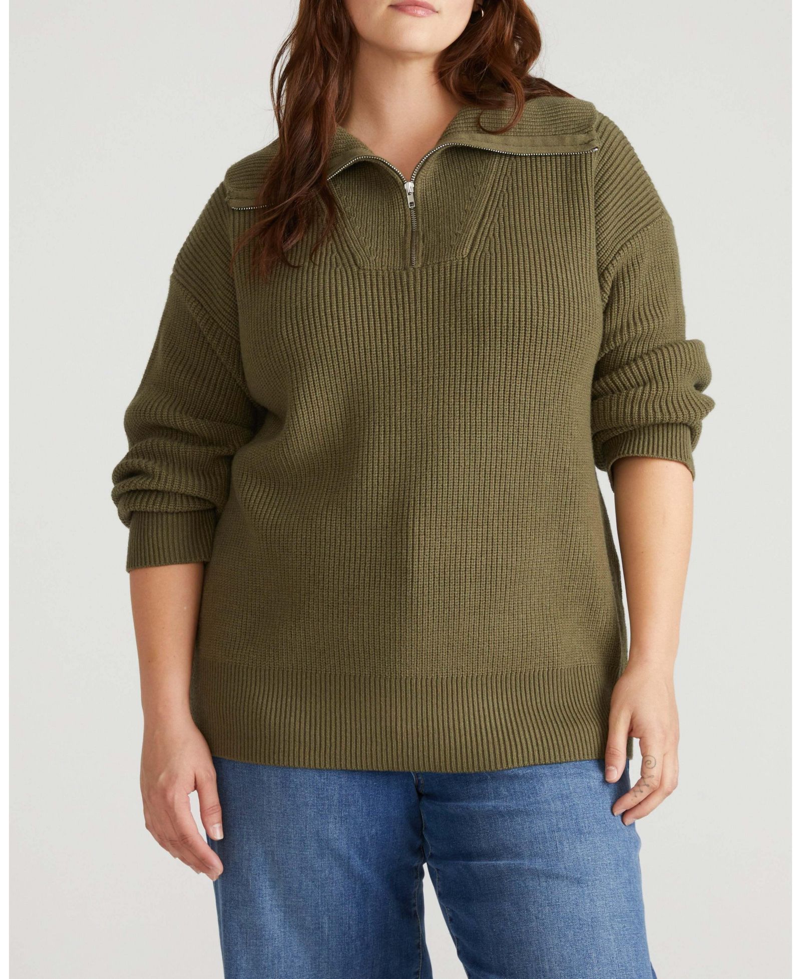 Женский джемпер Universal Standard Plus Size Brenda Zip