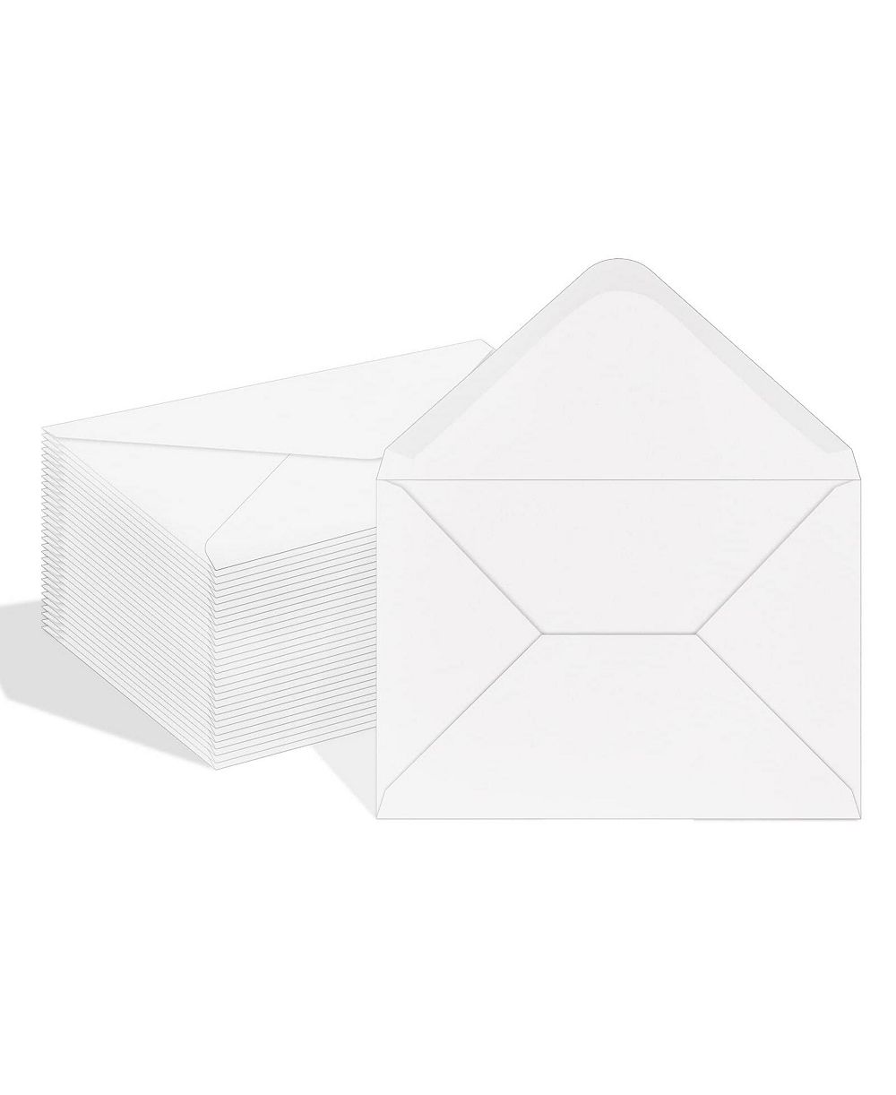 GNUADZ V-Flap Envelopes for Invitations Cards Photos