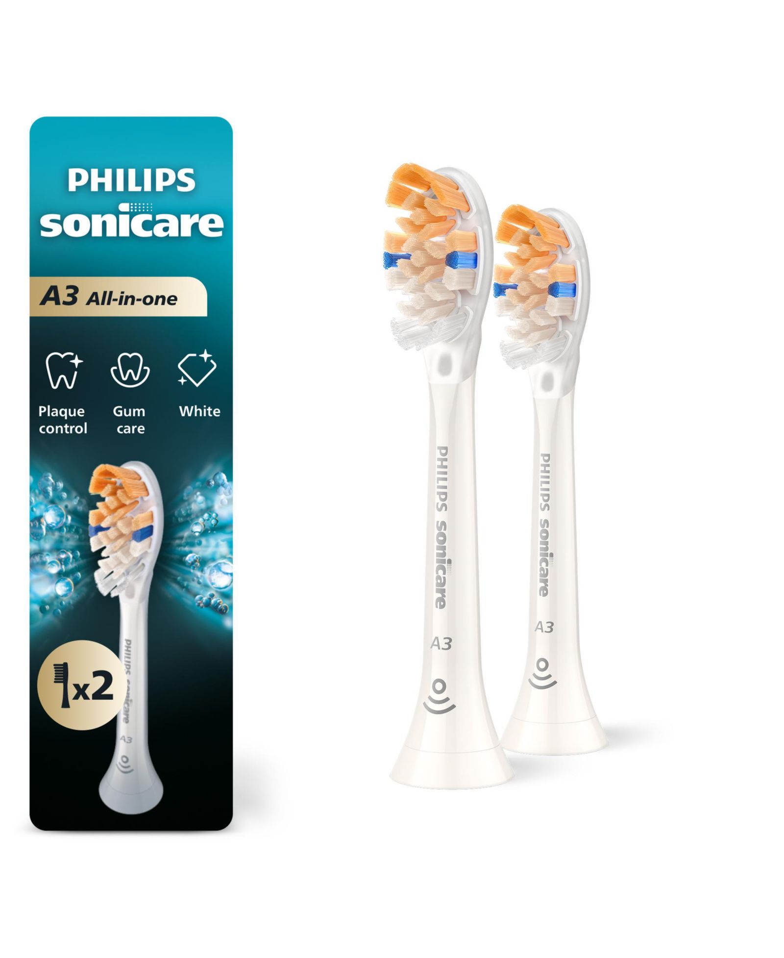 Philips Sonicare All in One A3 Replacement Toothbrush Heads