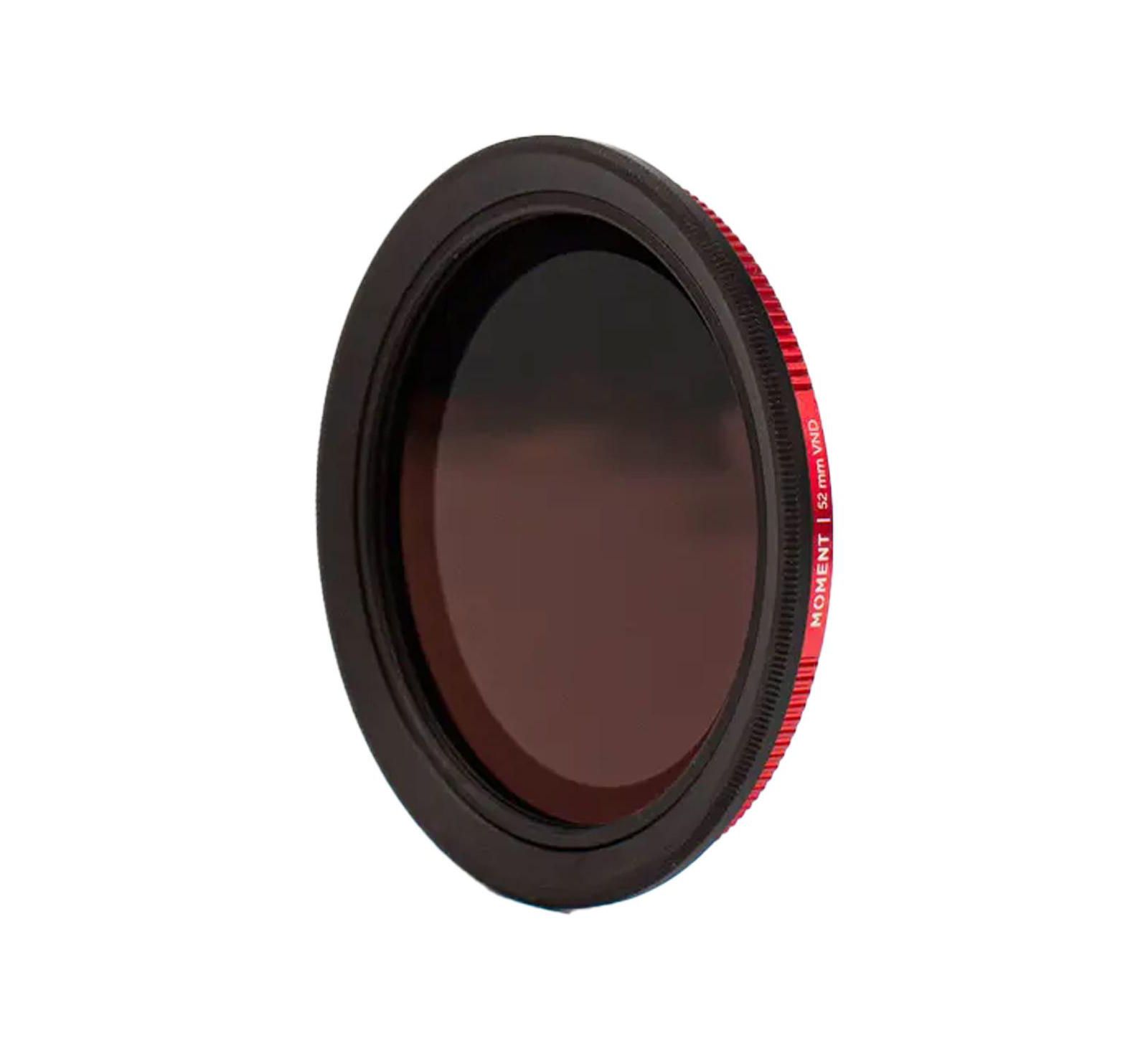 Moment 52mm 1.8-2.7 6-9 Stop Variable ND Filter for Camera Lenses