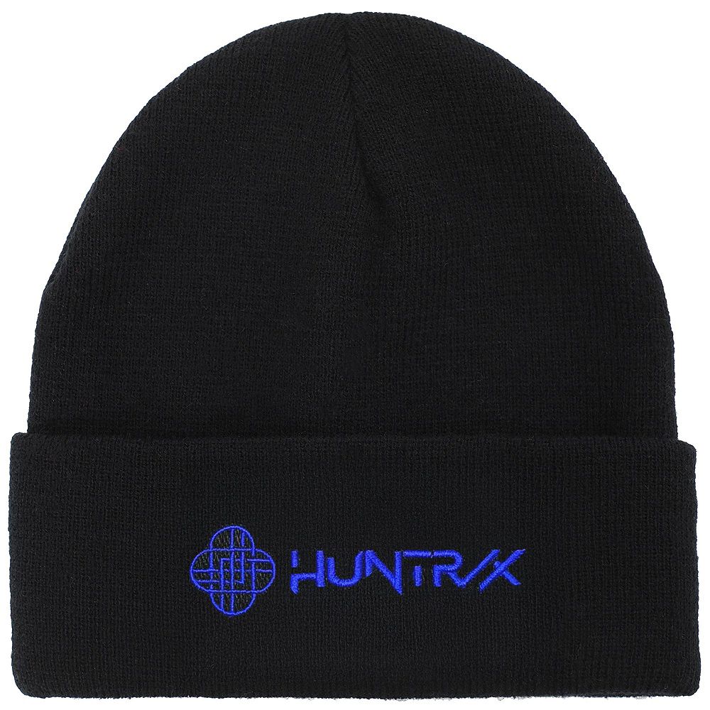 Бини Kpop Demon Hunters Men's Huntr/x Black Cuff Knit