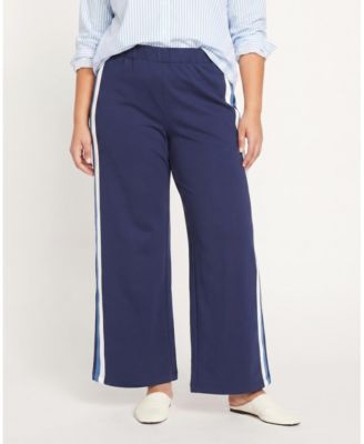 Navy with blue/white stripe