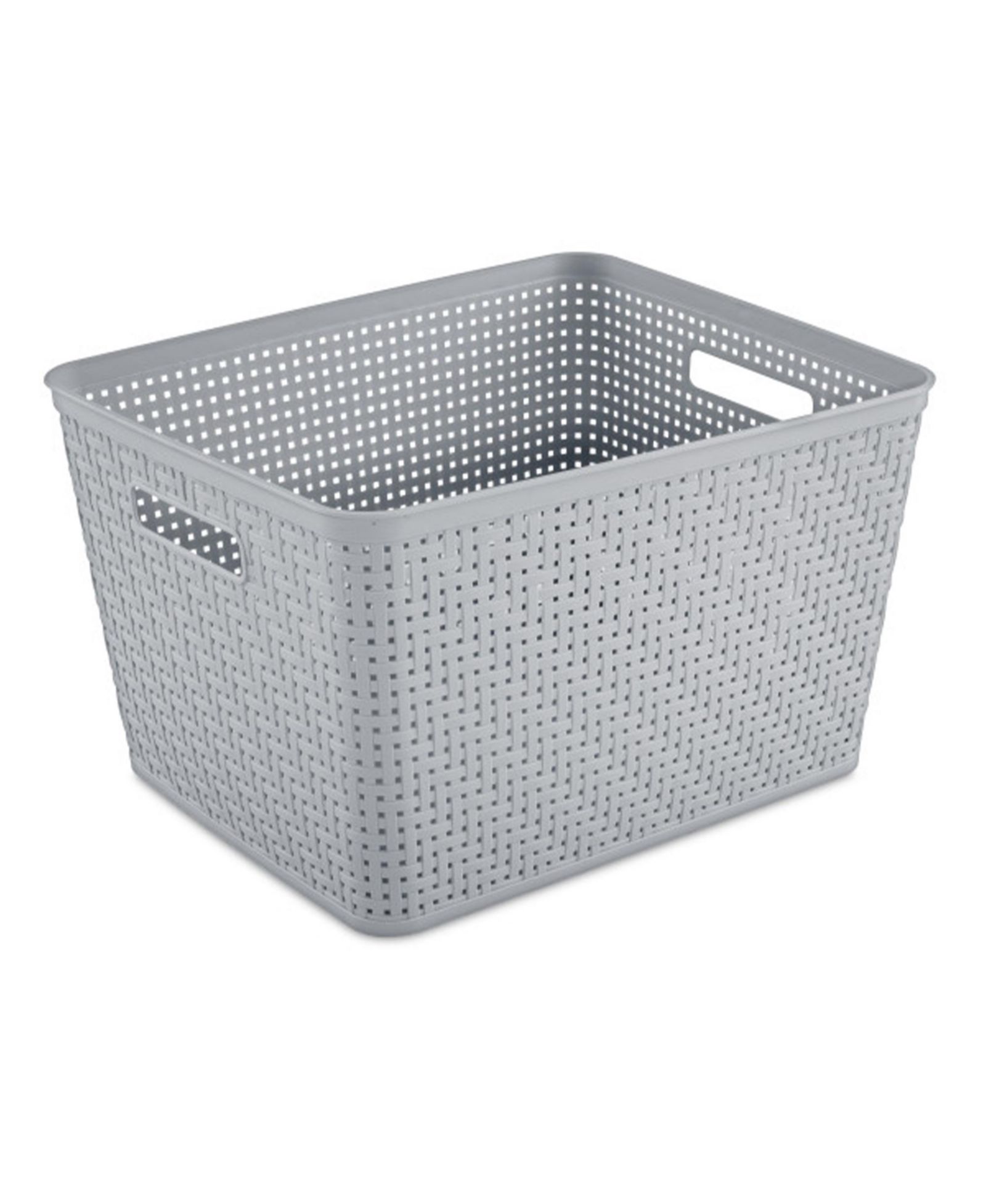 Sterilite 14"Lx8"H Woven Rectangular Tall Basket for Home Organization (6 Pack)