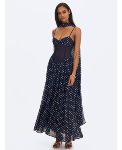 Макси-платье Miss Circle Women's Juliette Polka Dot Chiffon