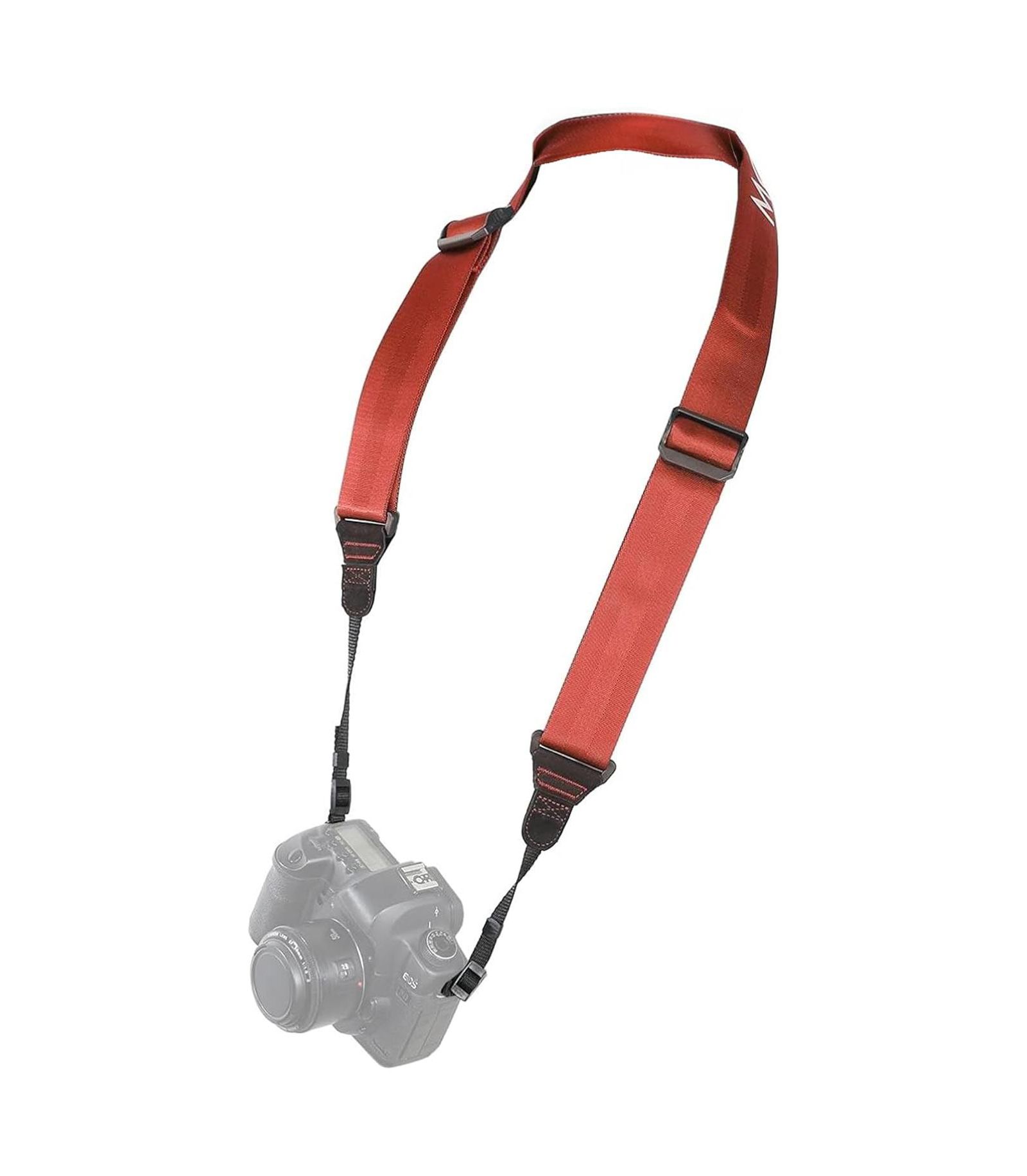 Movo NS-203 Adjustable Nylon-Webbed Camera Strap with Gel Shoulder Pad