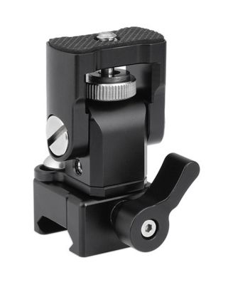 CAMVATE Tilting Monitor Support Bracket 180-Degree Tilting Quick Release NATO Clamp for DSLR Camera