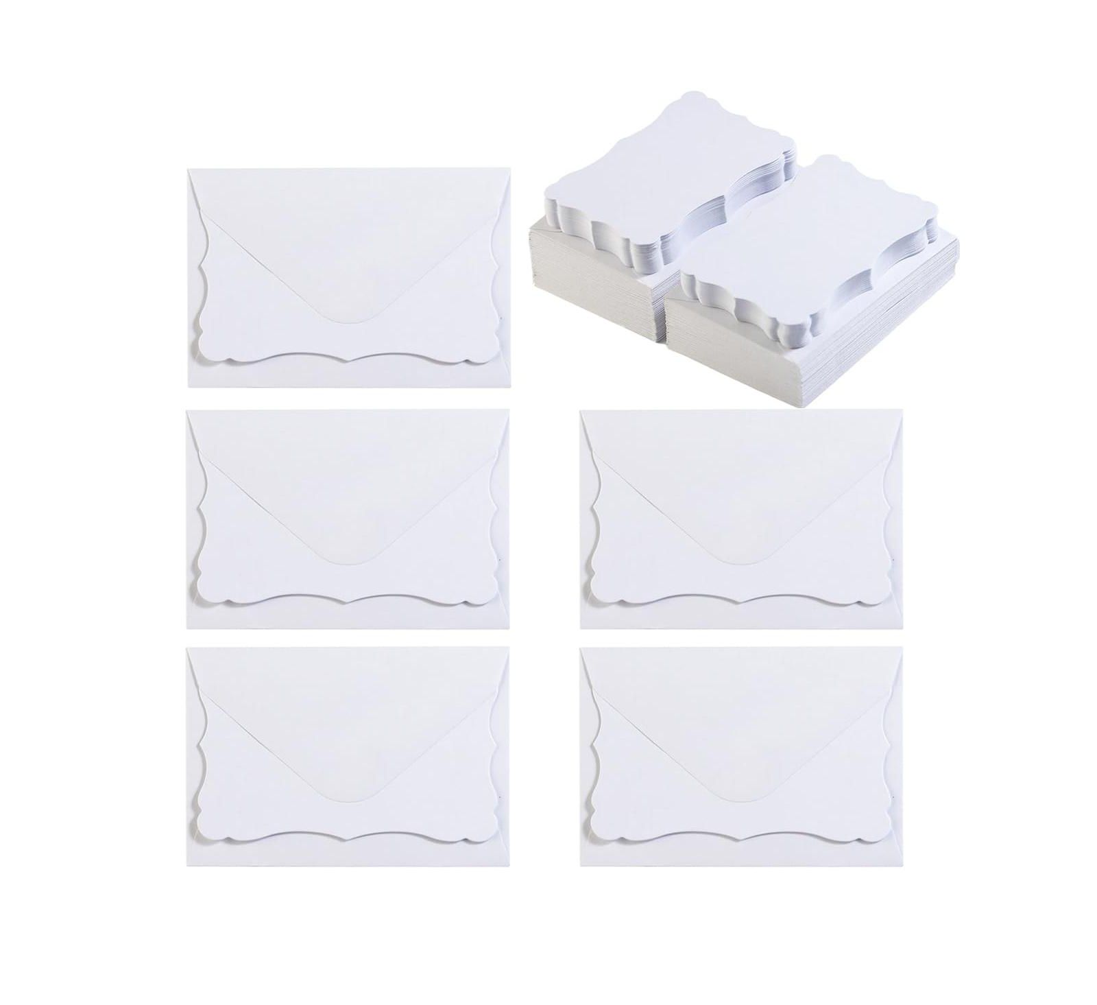 Мини-конверты GNUADZ Blank Note Cards самоклеящиеся