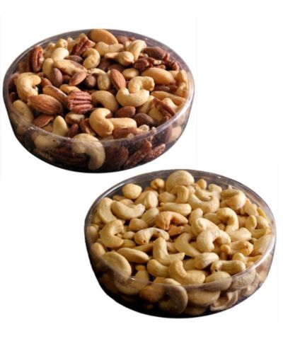 Betsy Ann Chocolates Traditional Salted Cashews and Deluxe Nut Mix, 10 oz. each