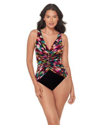 Miraclesuit Women's Farfalle Charmer Soft Cup One-Piece Swimsuit