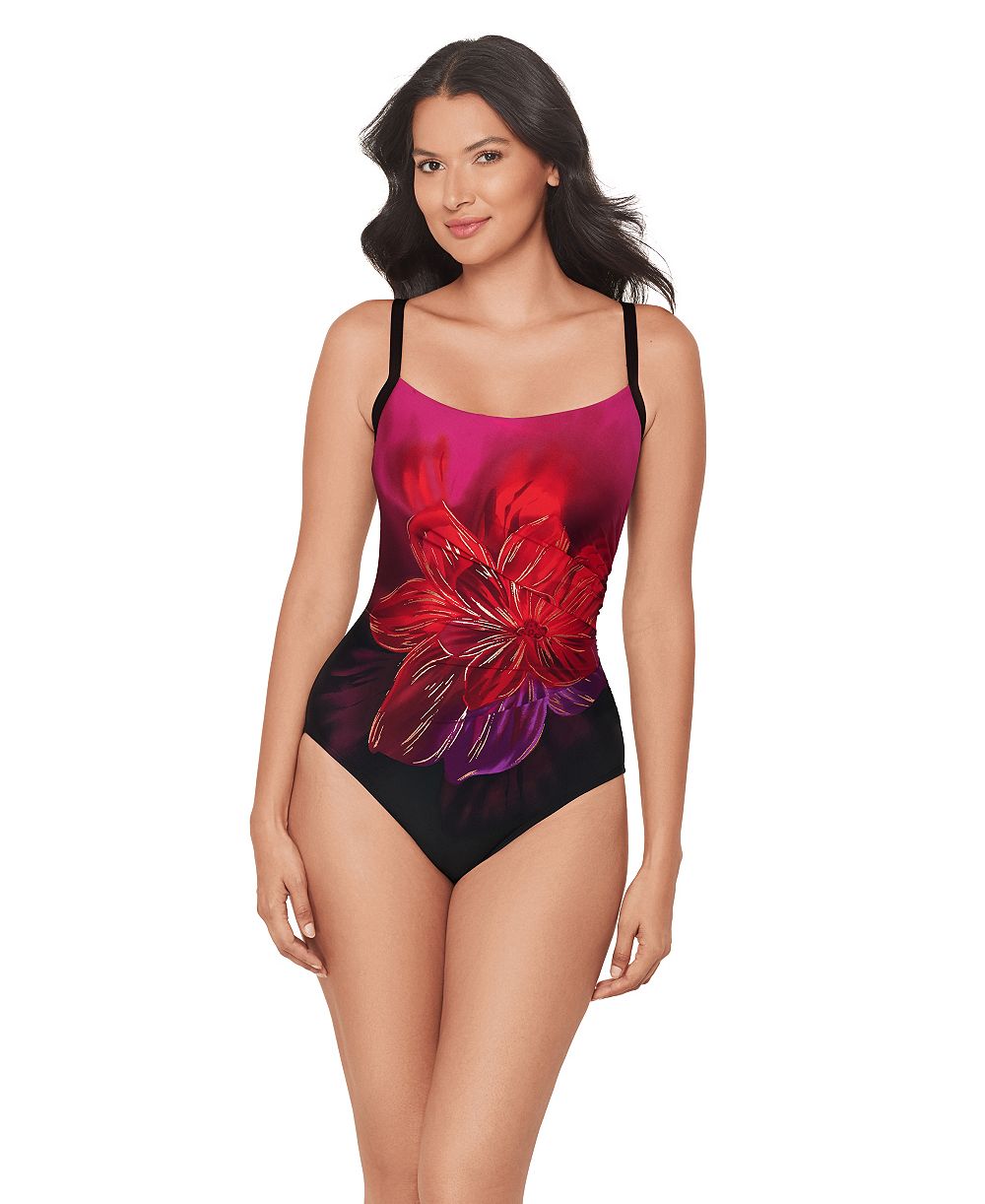 Женский цельный купальник Miraclesuit Petali Rosa Starr с косточками