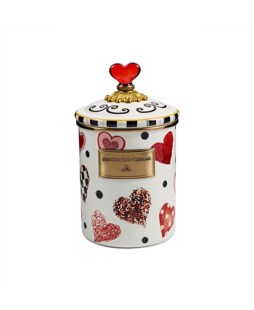MacKenzie-Childs Love Medium Canister
