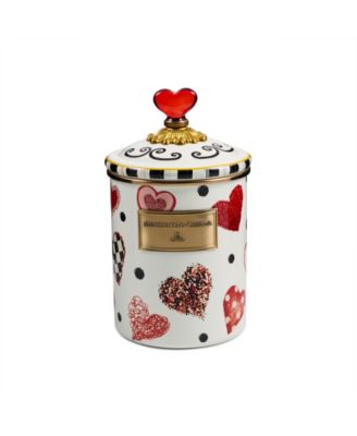 MacKenzie-Childs Love Medium Canister