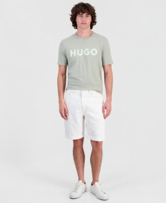 Мужские джинсовые шорты HUGO by Hugo Boss Tapered-Fit