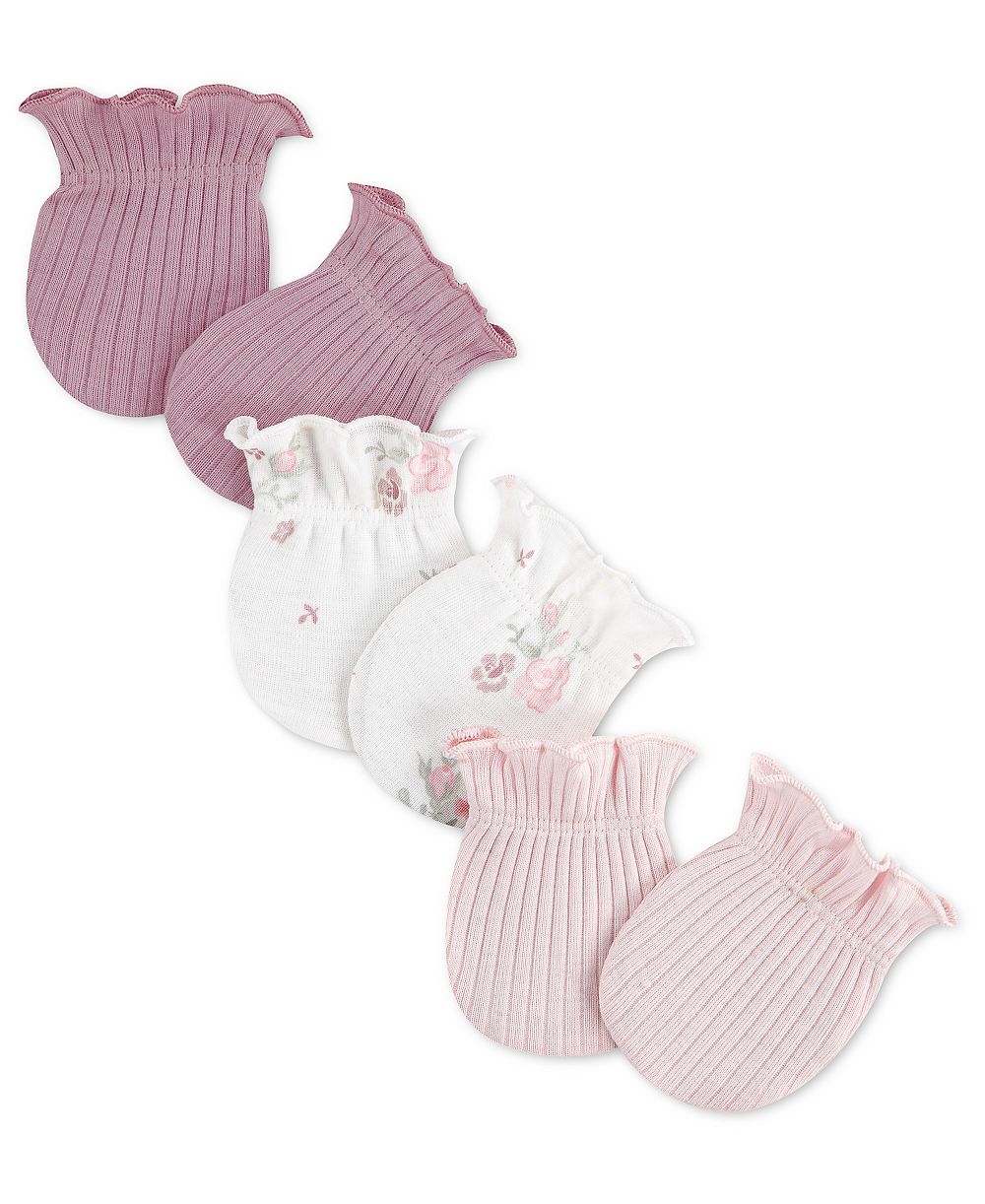 Huggies детские варежки для девочек, 3 шт.