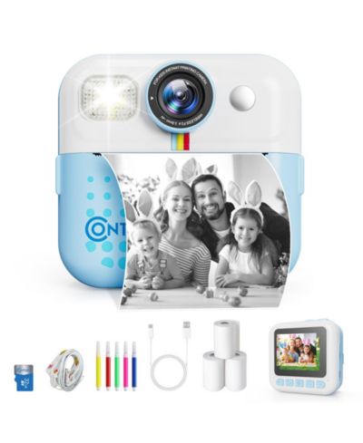 Contixo KC4 Kids Instant Print Camera with 1080P HD Video and 32GB Storage