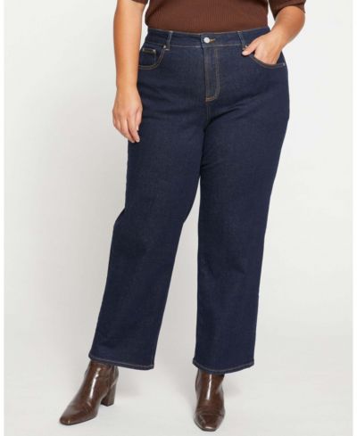 Женские джинсы Universal Standard Plus Size Bae Boyfriend с прямыми штанинами