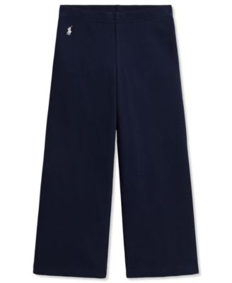 Polo Ralph Lauren Girls' 2T-6X Ribbed Wide-Leg Pants