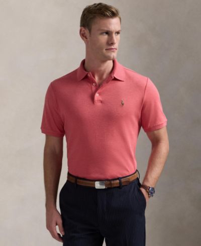 Мужская рубашка поло Polo Ralph Lauren Slim-Fit из мягкого хлопка