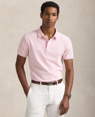 Polo Ralph Lauren Мужская рубашка-поло Classic-Fit Stretch Oxford Mesh