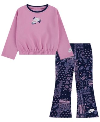 Nike Toddler Girls' 2T-4T Retro Remix Top and Leggings, 2-Piece Set