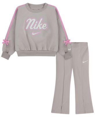 Детский комплект Nike Juxta-Girl Bow Stripe: топ и леггинсы
