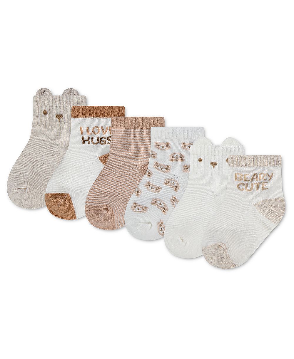 Детские носки Huggies Babywear Quarter, 6-Pack