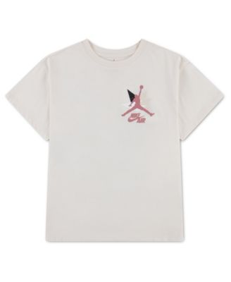 Детская футболка Jordan Girls' 7-16 Geo Burst Flight Boxy