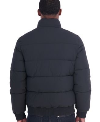 Michael Kors Men's Regular-Fit Puffer Jacket with Faux Fur Collar