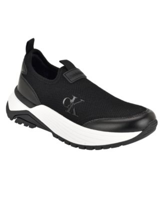 Calvin Klein Women's Abelea Knit Slip-On Chunky Sole Sneakers