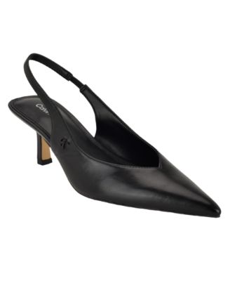 Женские туфли Calvin Klein Chellie Slingback Kitten Heel Dress Pumps