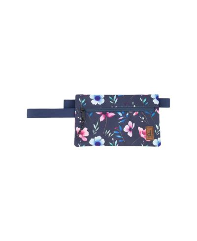 Deux par Deux Little Girl Floral Practical Stylish Compact Pencil Case