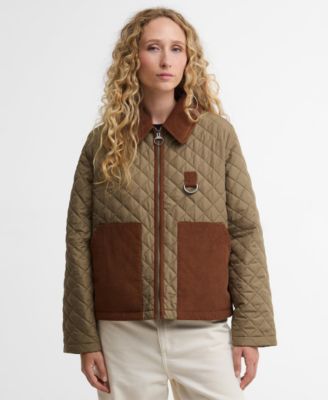 Barbour Women's Aylesby Quilted Front-Zipper Jacket