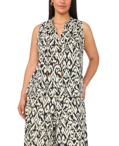 Vince Camuto Plus Size топ без рукавов с V-образным вырезом