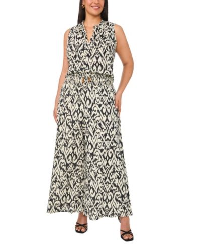 Vince Camuto Plus Size Mid-Rise Cropped Wide-Leg Pants