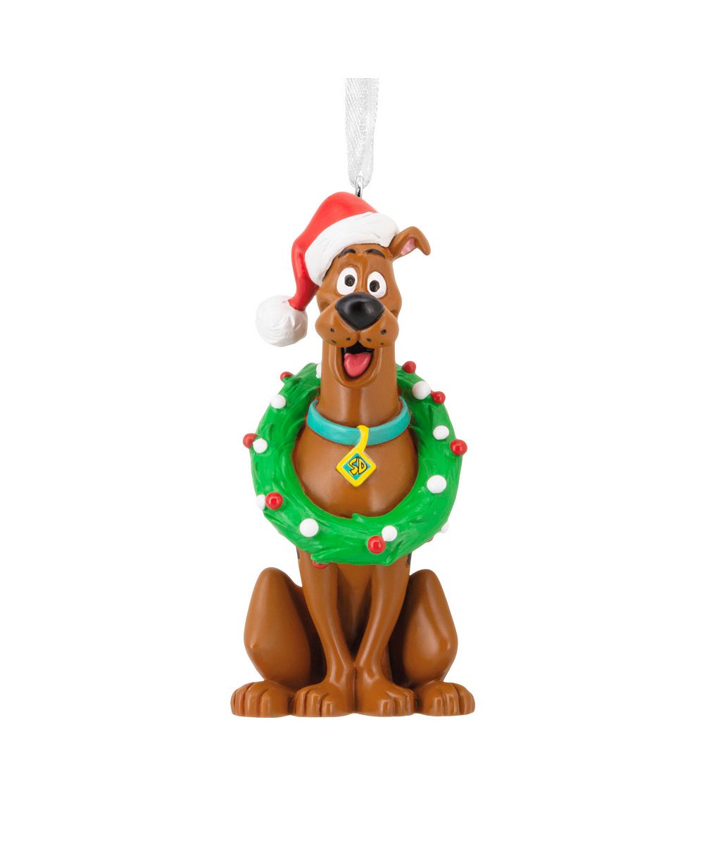 Рождественский шар Hallmark Scooby-Doo с венком